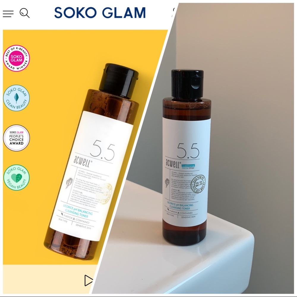 ACWELL Licorice pH Balancing Cleansing Toner